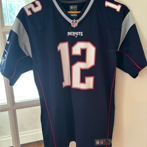 NFL Navy Blue Jersey with Red Trim